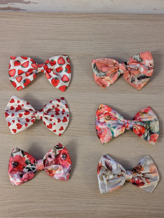 Mini Bow Printed handmade