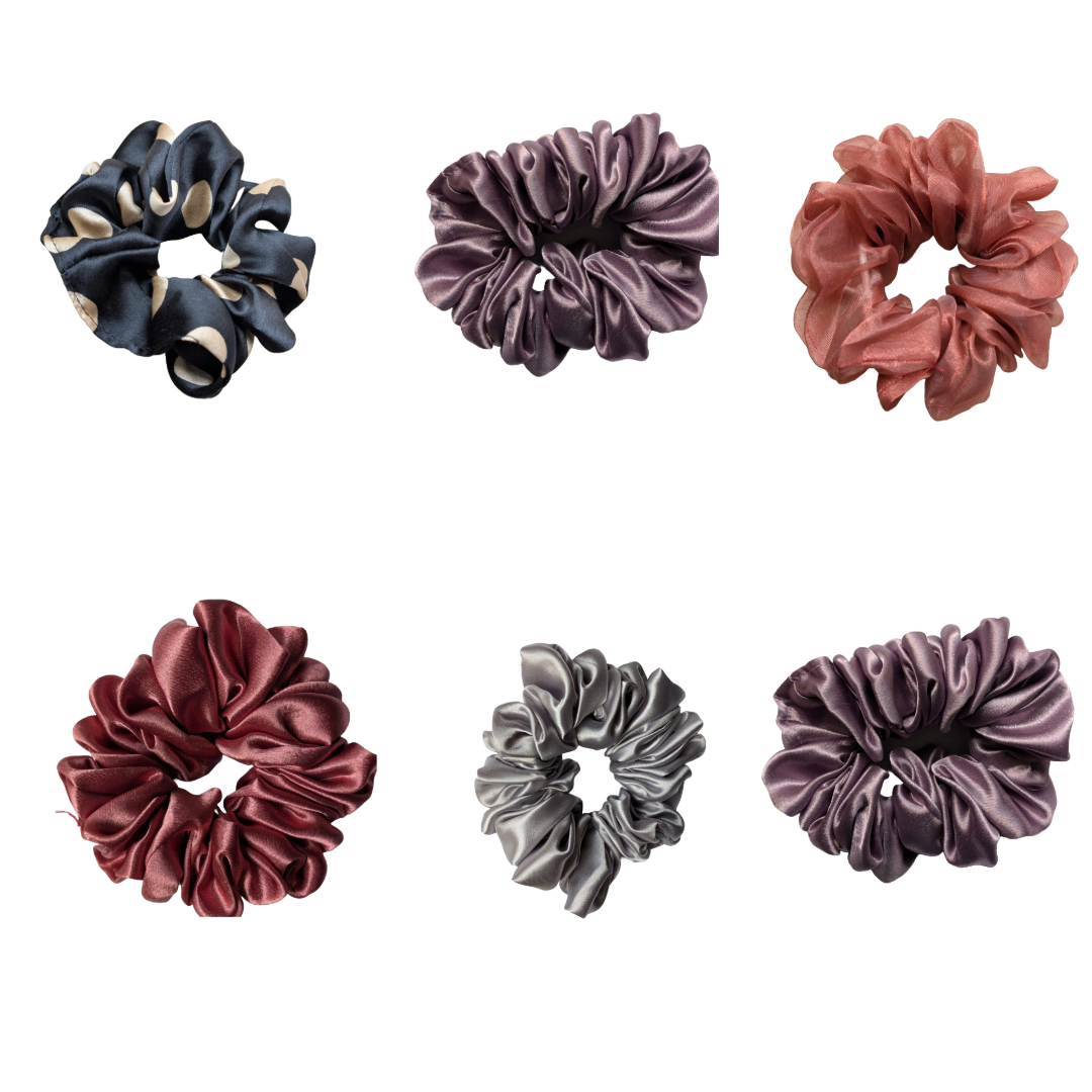 3. Fluffy Scrunchies