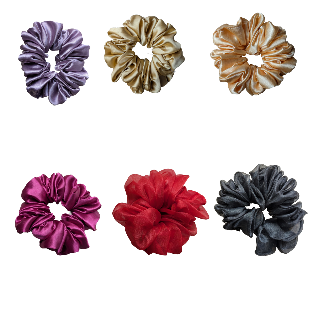 3. Fluffy Scrunchies