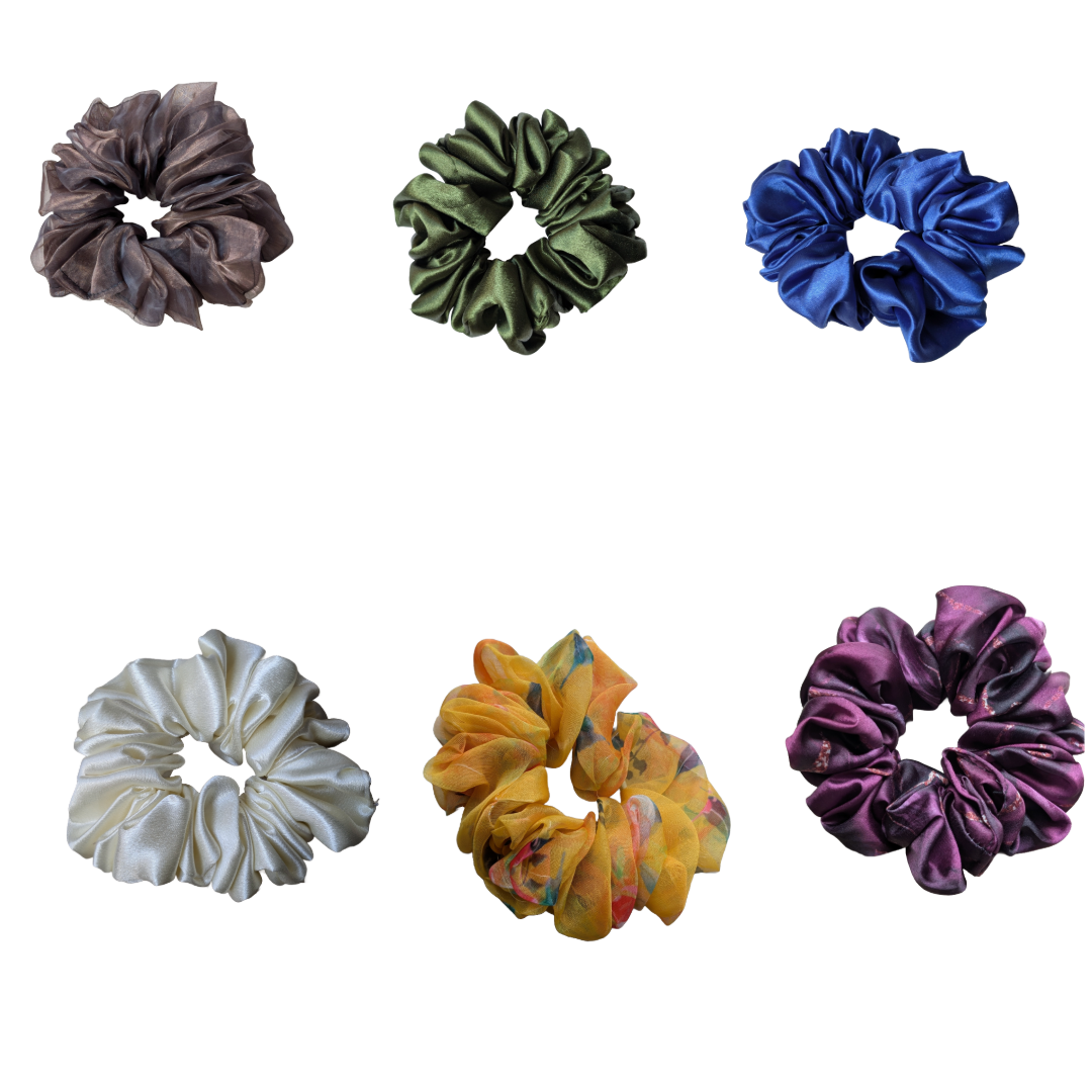 3. Fluffy Scrunchies