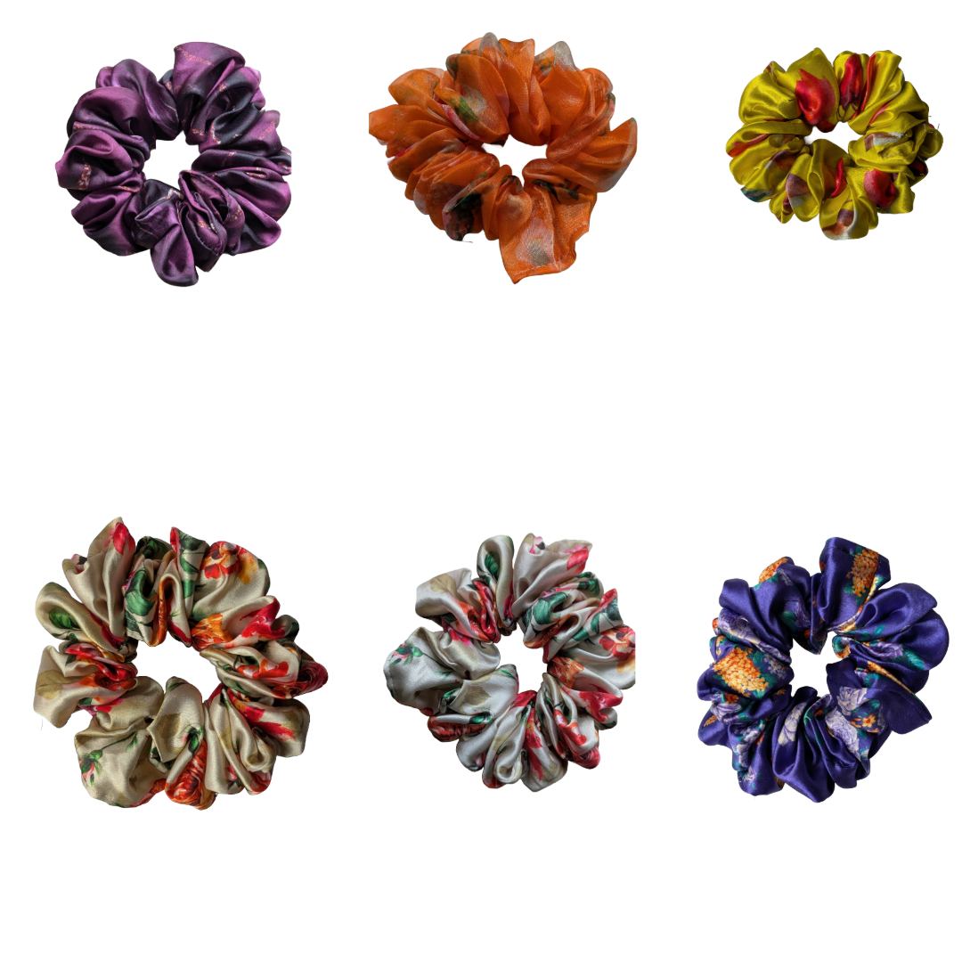 3. Fluffy Scrunchies