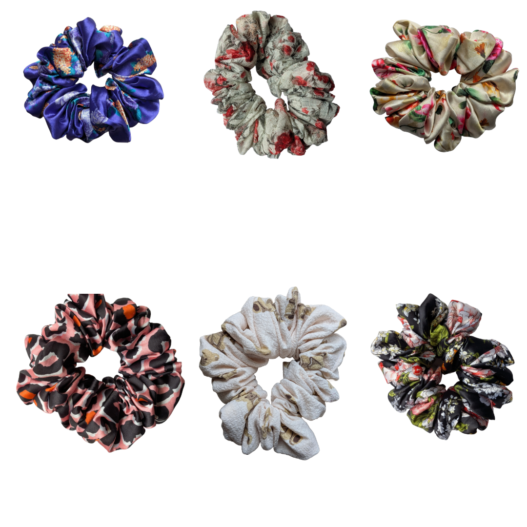 3. Fluffy Scrunchies