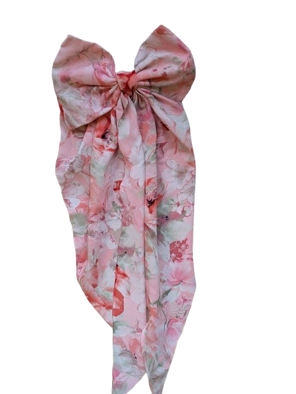 9. Scarf Bow Hair ClipTie