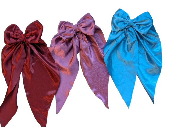 9. Scarf Bow Hair ClipTie