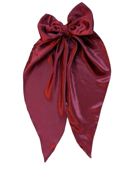 9. Scarf Bow Hair ClipTie