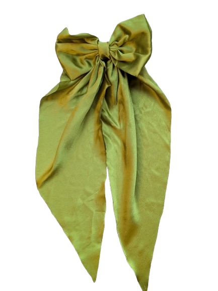 9. Scarf Bow Hair ClipTie