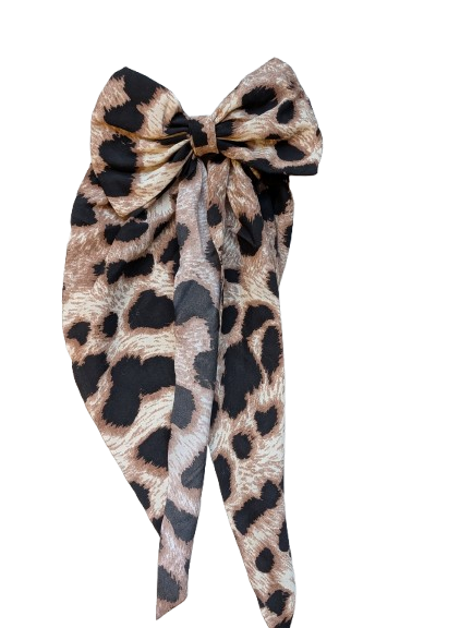 9. Scarf Bow Hair ClipTie