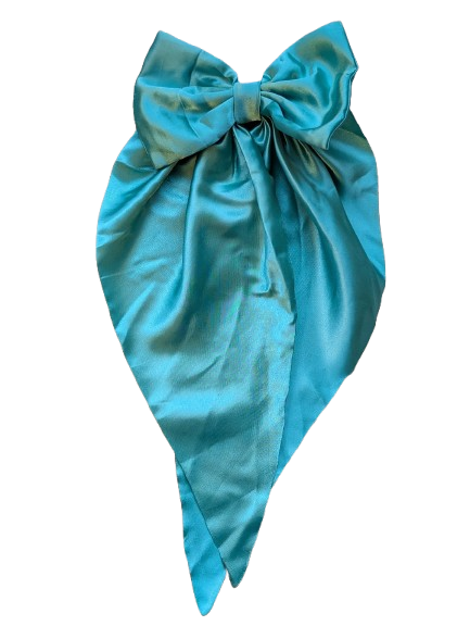 9. Scarf Bow Hair ClipTie