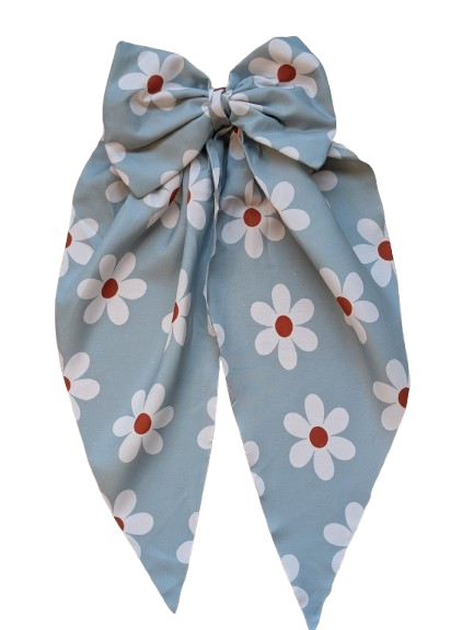 9. Scarf Bow Hair ClipTie