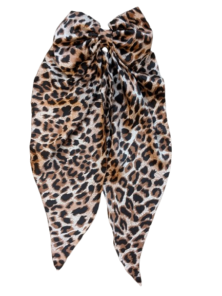 9. Scarf Bow Hair ClipTie