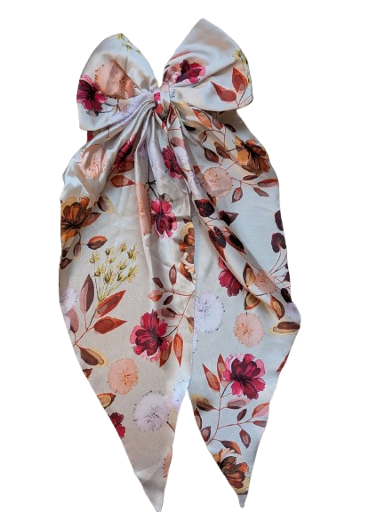 9. Scarf Bow Hair ClipTie