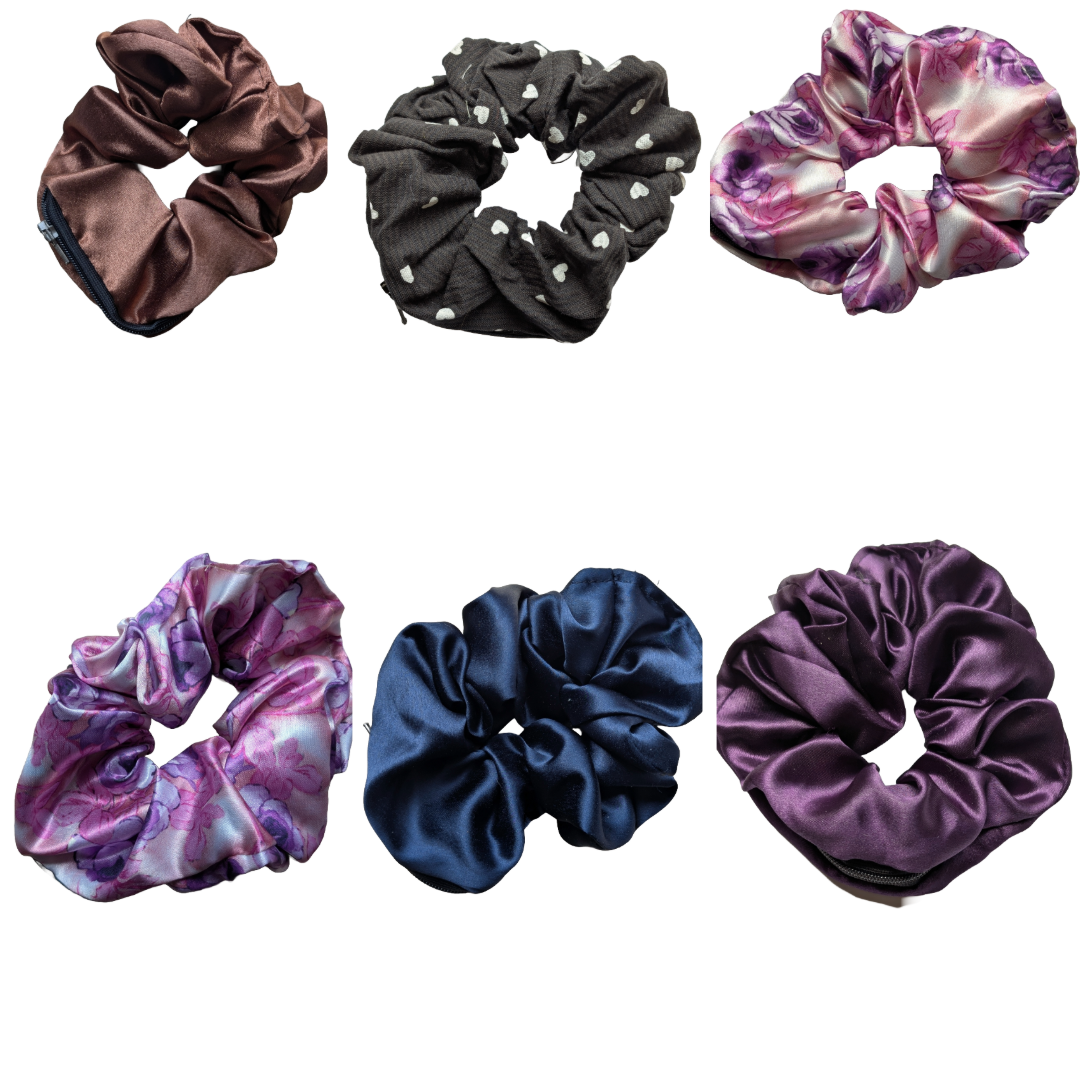 6. Zipper Scrunchies